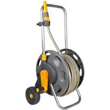 Hozelock 2435 Garden Hose Reel - 60m, Grey, Ground-standing