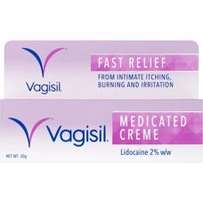 Vagisil Medicated Creme - Fast Relief from Feminine Itching - 30g