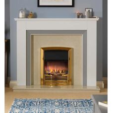 Dimplex Glencoe Brass Optiflame 3d Flame Effect Electric Fire - Electric Fire