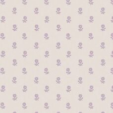 Laura Ashley Daisy Lavendel Vliestapete - Romantischer Stil