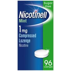 Nicotinell Mint Lozenge - 96 Pieces - Smoking Cessation Aid