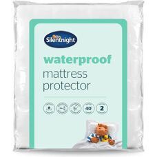 Silentnight Waterproof Mattress Protector - Single - White - Mattress Protector