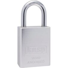 Kasp K14040SILD Solidny zamek z aluminium - Srebrny - Zamek