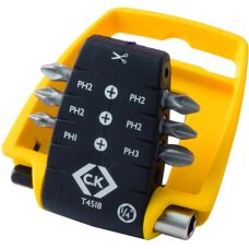 CK Verktyg T4518 Skruvmejselbitar Set - Phillips, 7 st