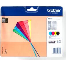 Brother LC-223VALBP Blekkpatroner Pakke - Svart, Cyan, Magenta, Gul - Blekk, 4 stk.