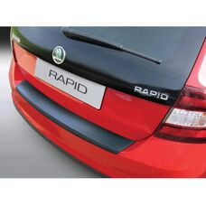 RGM Skoda Rapid Spaceback Bumper Bescherming - Zwart