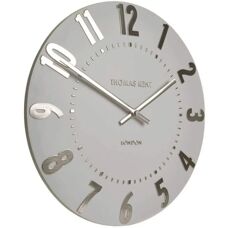 Thomas Kent Mulberry Wall Clock - Silver Cloud - 30cm - Wall Clock