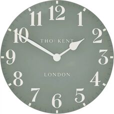 Thomas Kent Seagrass 30cm Wall Clock - Arabic Numerals - Wall Clock