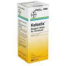 Bayer Ketostix Reagenss strips - Virtsan analyysi - 50 testia