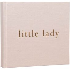 Juliana Bambino - Little Lady - blush pink linen cover - 50 photos - Photo Album