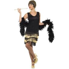 Smiffys Voksen Kvinne 1920 Flapper Kostyme - Kostyme