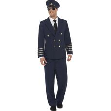 Costume Aviatore Smiffys - Verde - Costumi per adulti