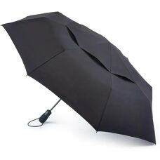 Fulton Black Tornado Umbrella - Wind Resistant, Automatic, Compact