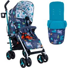 Cosatto Supa 3 Stroller - Dragon Kingdom - Lightweight, All-Weather Compact Baby Pushchair