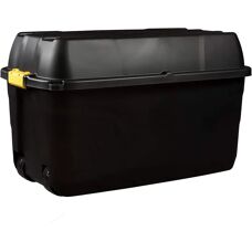 Strata 175L Heavy Duty Storage Trunk - Black/Yellow