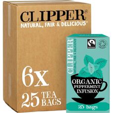 Clipper Peppermint Tea - Organic & Caffeine-Free - 150 Sachets