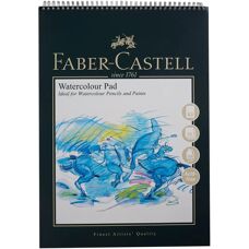 Faber-Castell Watercolour Pad A3 - Spiral Bound, 10 Sheets