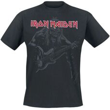 Iron Maiden Eddie Bass T-paita - Lyhythihainen - Mies - Musta