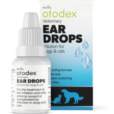 Pet Life Otodex Veterinary Ear Drops - 14ml for Cats & Dogs