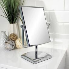Showerdrape Teris Silver Vanity Mirror - 3x Magnification