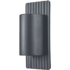 Elstead Dali Szara Zewnętrzna Lampa Ścienna - Up Down IP44