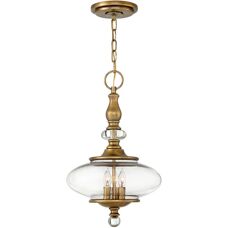 Elstead Heritage Messing Wexley 3-flammige Pendelleuchte