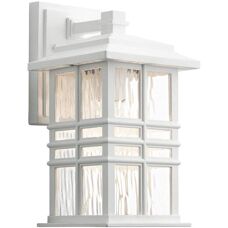 Kichler Außen-Wandlampe - Beacon Square, IP44, E27, Weiß