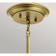 Kichler Waverly Vintage Pendelleuchte - 1 Licht, Messing