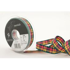 Berisfords 16mm Tartan Ribbon - 5 Buchanan - per meter