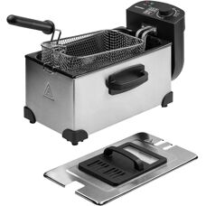 Daewoo 3L Deep Fat Fryer - Silver - Electric Deep Fat Fryer