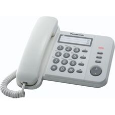 Telefono Panasonic KX-TS520EX1W Bianco con ID chiamante