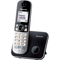 Ασύρματο Τηλέφωνο Panasonic KX-TG6811GB - Αναγνωριστικό Κλήσεων Μαύρο