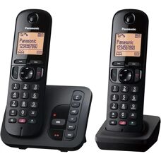 Panasonic KX-TGC262EB Digital Cordless Phone with Call Block & Answering Machine