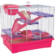Rosewood Pico XL Hamster Cage - Pink - 50 x 36 x 47cm
