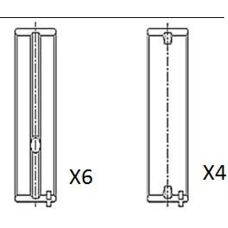 FAI AutoParts BM1044-STD Korbowodowy łożysko - Crankshaft Bearing