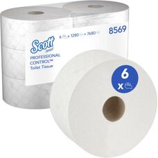 Scott 8569 Toilet Paper - 2-Ply Control, 314m, White