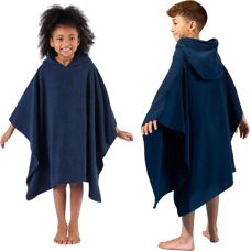 Brentfords - Poncho Towel - Navy - One Size - Poncho Towel