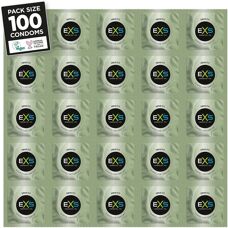 Exs Snug Fit Kondomer - 100 stk - Komfortabel, Naturlatex