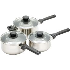 Set di pentole in acciaio inox Kitchencraft Jury - 3 pezzi