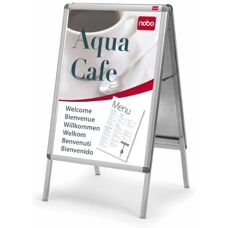 Nobo A Frame 70x100cm Silver - Picture Frame