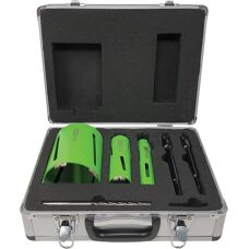 CorePlus DCDKIT7 Diamond Dry Core Drill Bit Set - 7 Piece