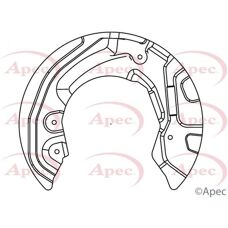 APEC - ASG1019 - 321mm - Aluminium - Brake Disc Splash Guard
