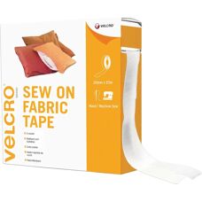 Nastro velcro - Bianco, 20mm x 5m, Cucire & Incollare