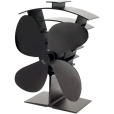 Valiant FIR361 Premium IV Log Burner Stove Fan - Black