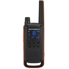 Radio Bi-Directionnelle Motorola T82 - 16 Canaux, Noir, Orange - Publicité