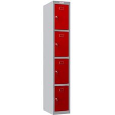 Phoenix Safe Co. PL1430GRK Schließfach - 4 Fächer, Stahl