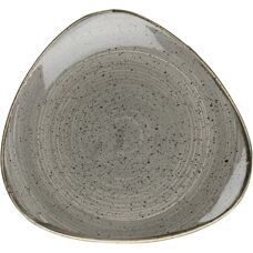 Churchill Grauer Dreieckiger Teller - 19,2cm - Stonecast