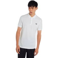 Fred Perry Camisa Polo Branca Slim - Roupas Casuais
