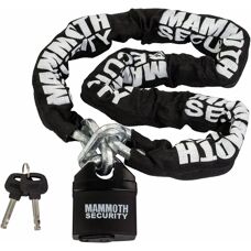 Mammoth Motorcycle Chain & Lock - 10mm x 1200mm - Security Lock and Chain