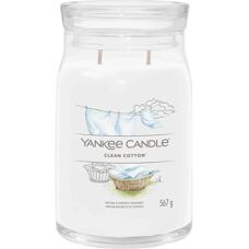 Yankee Candle 1630644E Weiße Baumwolle Duftkerze - Kerze